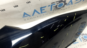 Right front bumper lip for Audi Q7 16-19, blue, scratches