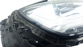 Right front headlight assembly for Audi Q7 16-19 LED, polished