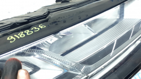 Right front headlight assembly for Audi Q7 16-19 LED, polished