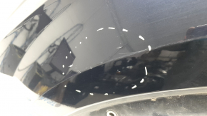 Front left wing for Audi Q7 16-26 aluminum, blue LC5M, chips, after repair