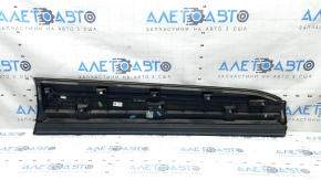 Lower front left door trim for Audi Q7 16-19, gray molding, scratches, chips