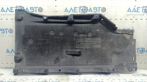 The right underbody protection of the Audi A5 F5 18-25 5D is worn out.