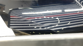 Bare rear right door for an Audi Q7 16-26 aluminum, blue LC5M, scratches, dents