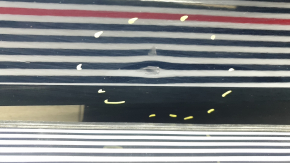 Bare front right door of Audi Q7 16-19 blue LC5M, scratches, bump