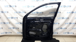 Bare front right door of Audi Q7 16-19 blue LC5M, scratches, bump