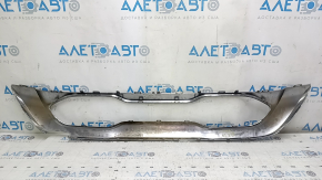Mercedes W167 GLE 350 450 20-23 chrome front bumper lip trim, broken mount, peeling chrome, bumps, sand