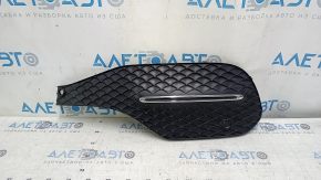 Left front bumper grille for Mercedes W167 GLE 350 450 20-23, chrome structure, for parking sensors, broken mounting