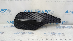 Right front bumper grille for Mercedes W167 GLE 350 450 20-23, chrome structure, for parking sensors, broken fastening