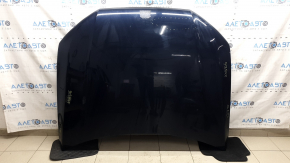 The hood of an Audi Q7 16-26 aluminum, bare, scratches, chips, glued on
