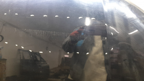 The hood of an Audi Q7 16-26 aluminum, bare, scratches, chips, glued on