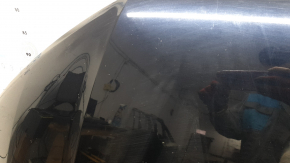 The hood of an Audi Q7 16-26 aluminum, bare, scratches, chips, glued on