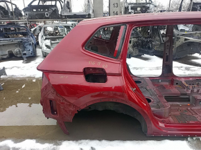 Quarter wing rear right VW Tiguan 18-24 long on the body, red, bumper