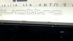 Lower rear right door trim panel for Audi Q7 16-19, gray molding, quattro, scratches, chips
