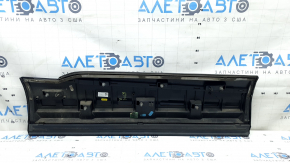 Lower rear left door trim panel for Audi Q7 16-19, gray molding, quattro, scratches, chips
