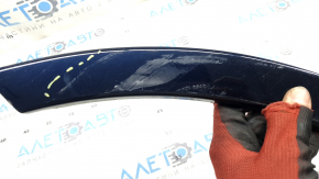 Rear right fender arch trim for Audi Q7 16-19 on the door for R18-R20, blue, scratches