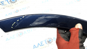 Rear right fender arch trim for Audi Q7 16-19 on the door for R18-R20, blue, scratches