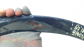 Rear right fender arch trim for Audi Q7 16-19 on the door for R18-R20, blue, scratches