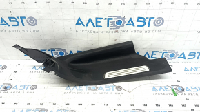 Volvo XC90 16-18 rear right inner door sill plate with backlight, black, scratches