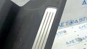 Volvo XC90 16-18 rear right inner door sill plate with backlight, black, scratches