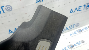 Volvo XC90 16-18 rear right inner door sill plate with backlight, black, scratches