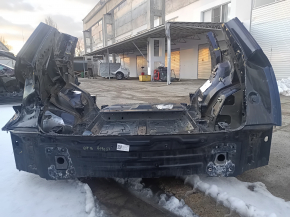 Audi Q7 16-26 rear panel, 2 parts, blue, on the body, tear