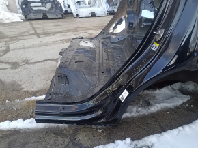 The sunset of the rear fender left Audi Q7 16-26 on the body, blue, pokes