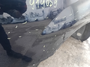 Audi Q7 16-26 rear right quarter wing on the body, blue, scratches, dent