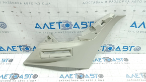 Left rear lower rear pillar trim for Volvo XC90 16-23, under the belt, gray, 2 parts, scratches