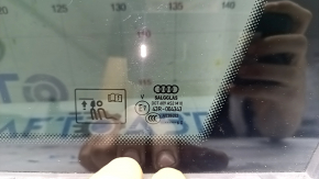 Audi Q7 16-26mm rear right window, tinted, with chrome molding, broken wire, torn seal, scratches on chrome
