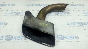 Left muffler tip for Audi Q7 16-23, corrosion, missing fragment