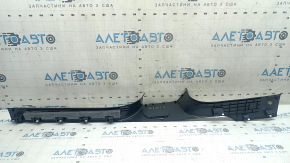 Audi Q7 16-26 black inner left door sill trim, worn
