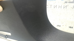 Audi Q7 16-26 black inner right door sill trim, worn