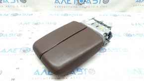 Armrest Audi Q7 16-19 leather brown, worn