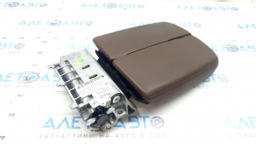 Armrest Audi Q7 16-19 leather brown, worn