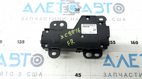 Volvo XC90 16-26 passenger seat control, gloss black, without lumbar adjustment