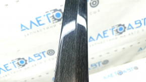 Lower right front panel insert for Audi Q7 16-19, dark wood (gray-brown oak), scratches
