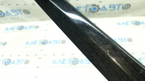 Lower right front panel insert for Audi Q7 16-19, dark wood (gray-brown oak), scratches