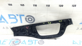 Lower left front panel insert for Audi Q7 16-19 in dark wood (gray-brown oak)