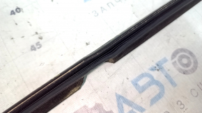 Molding door-glass center rear right BMW 3 F30 4d 12-18 black, creases, bent