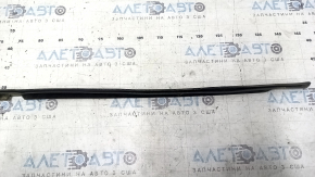 Molding door-glass center rear right BMW 3 F30 4d 12-18 black, creases, bent