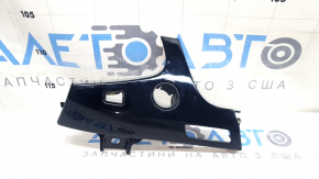 Audi Q7 16-19 driver's right front panel insert, gloss black, broken mount