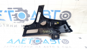 Audi Q7 16-19 driver's right front panel insert, gloss black, broken mount