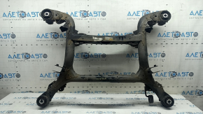 The rear subframe of the Audi Q7 16-26 is rusty, there are 2 microcracks in the gearbox, there are 2 microcracks in the gearbox