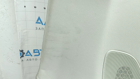 Volvo XC90 16-23 headliner for panoramic windows, for 3rd row, gray, with speaker grilles and microphones, in need of dry cleaning, torn fasteners, oxidized connector