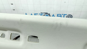 Volvo XC90 16-23 headliner for panoramic windows, for 3rd row, gray, with speaker grilles and microphones, in need of dry cleaning, torn fasteners, oxidized connector