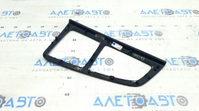 Audi Q7 16-19 center console trim in dark wood (gray-brown oak), broken mount