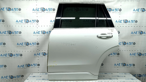 Volvo XC90 16-22 keyless rear left door assembly, tinted, white 614, bump, scratch