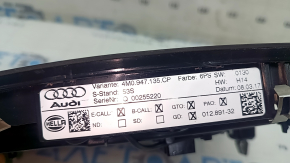 Front headlight assembly for Audi Q7 16-18 (for panoramic headlights), black, scratches