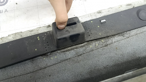 Left side sill for Volvo XC90 16-23 with seal, white, scratches, tears, broken mount