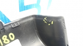 Left small driver's seat side trim for Volvo XC90 16-26, black, broken mount